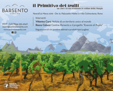 THE PRIMITIVE OF CANTINE BARSENTO TO THE ITALIAN GEOGRAPHIC SOCIETY, BETWEEN CULTURE, INNOVATION, TRADITION